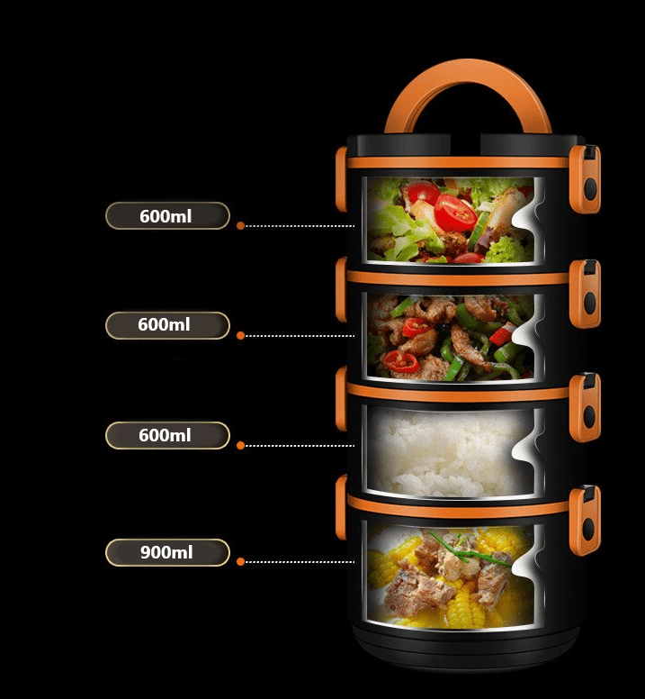 large capacity isothermal lunchbox