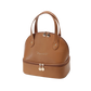 lunch bag brown leather