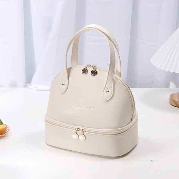 lunch bag cuir isotherm white