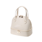 lunch bag leather white