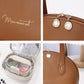 lunch bag leather woman