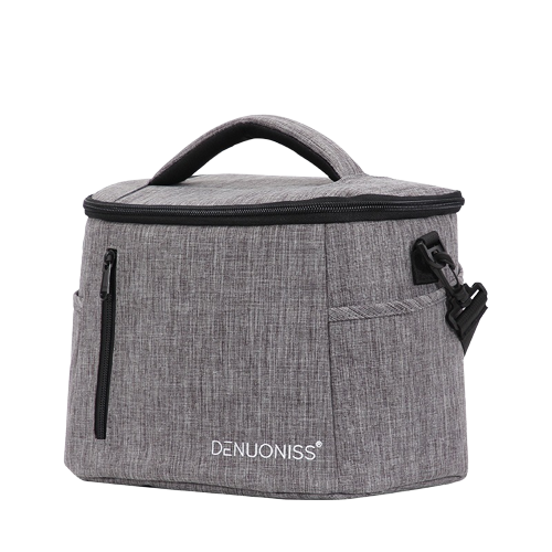 small soft lunch cooler bag grey