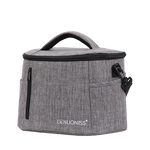 small soft lunch cooler bag grey