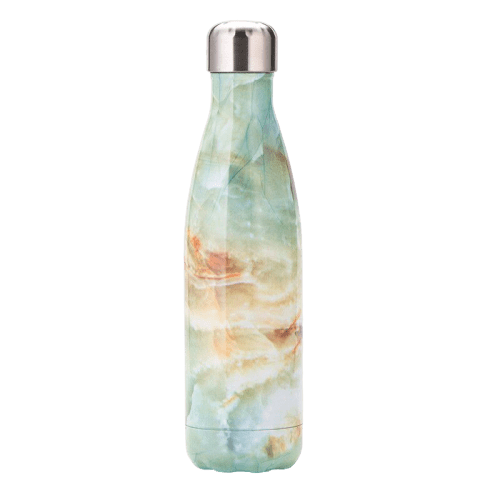 insulated Stainless Steel Water Bottle colorful marble