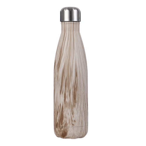 insulated stainless steel water bottle bamboo