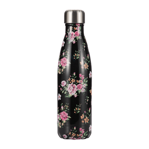 insulated Stainless Steel Water bottle japan flowers