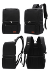 backpack cooler black four sided