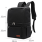    backpack cooler black size