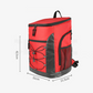 backpack hiking red dimensions