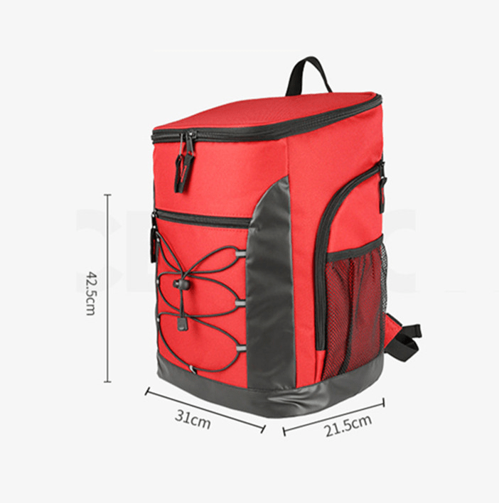 backpack hiking red dimensions
