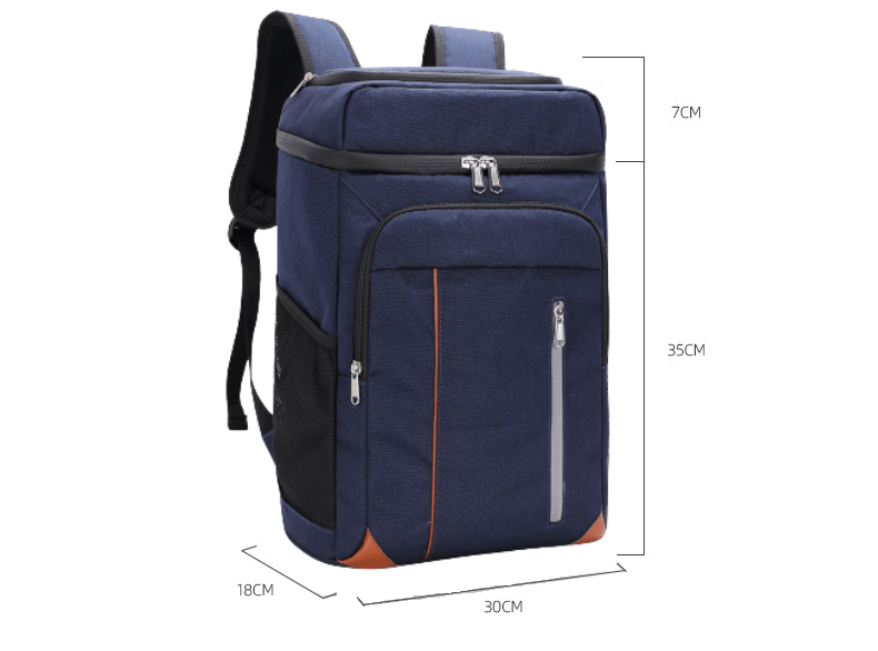 backpack isothermal meal blue size