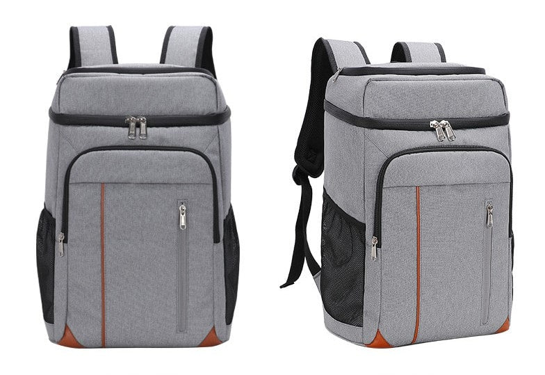 backpack isothermal meal gray profile