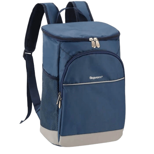 backpack isothermal thermos blue