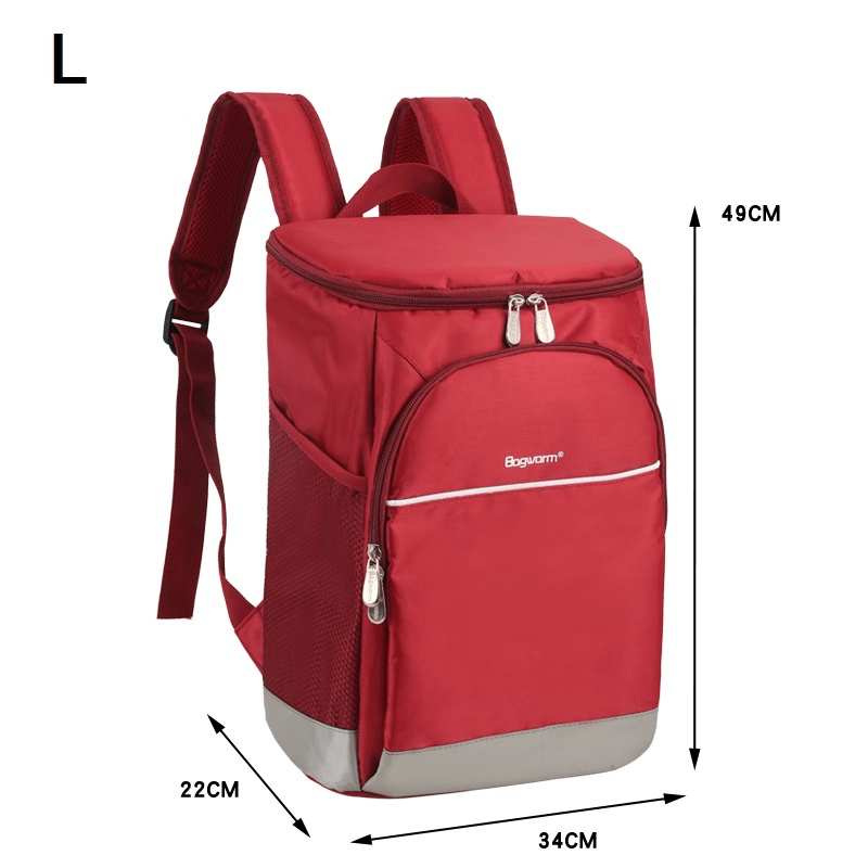 backpack isothermal thermos red 36L