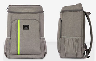 backpack lunch grey