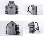 backpack picnic gray four sides