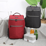 backpack red and black
