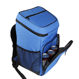 backpack thermal blue pocket