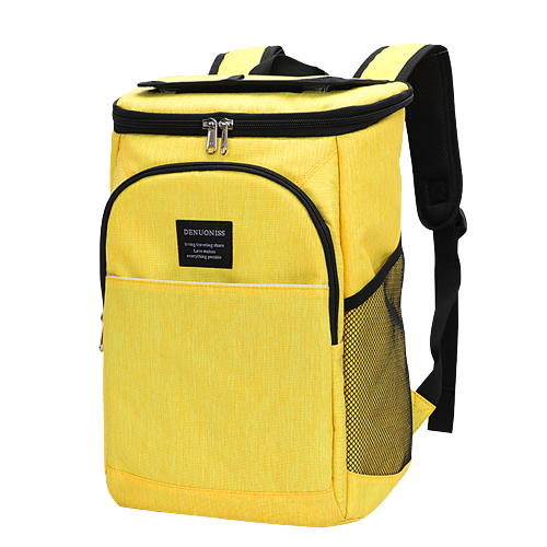 backpack thermos yellow