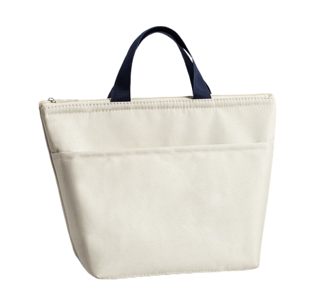 bag isothermal meal woman white
