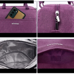 bag isothermal purple details
