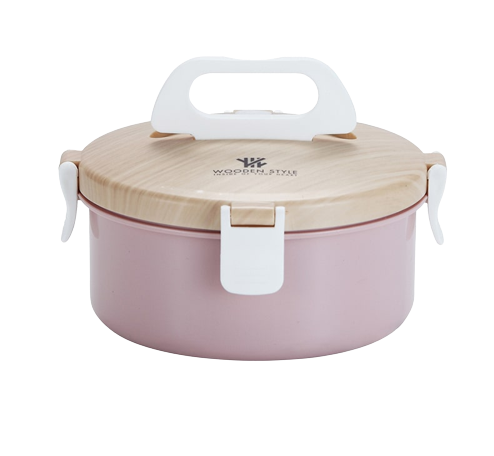 bento-isotherm-rond-pink-multiple-compartment