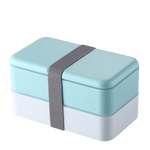 bento lunch box compartiment blue