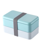 bento lunch box compartiment blue
