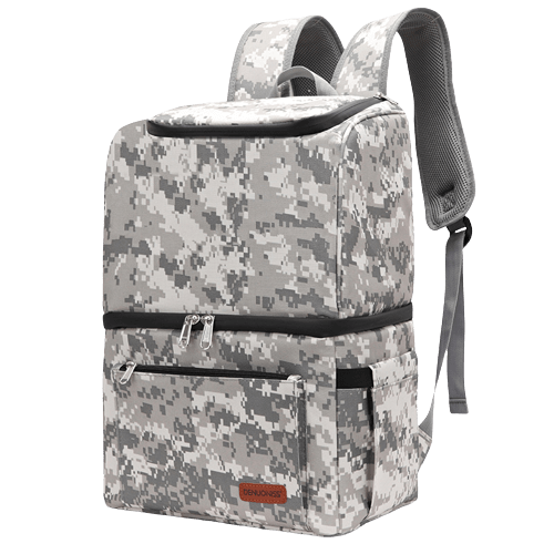 cooler backpack camouflage gray