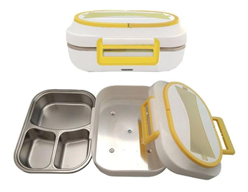 Heated yellow lunch box