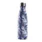 insulated stainless steel water bottle flower mosaic pattern - metal bottle flowers