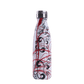 insulated stainless steel water bottle japanese art pattern - metal bottle