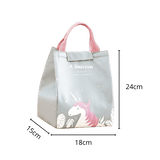Lunch Bag Green Unicorn
