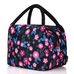 lunch bag isotherm flowers pink