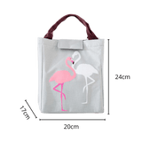 lunch-bag-isotherme-cute-flamingos-size