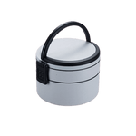 lunch box isotherme bento rond gris
