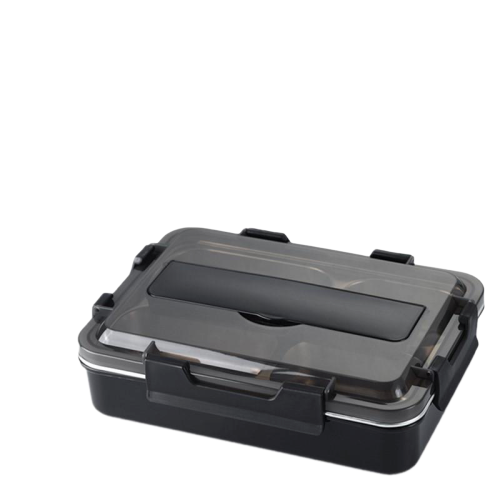 lunch-box-four-compartments-black