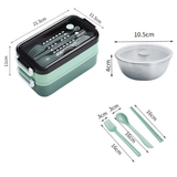 lunch-box-green-compartments-dimensions