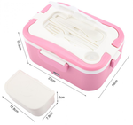 lunch box heating car truck Pink