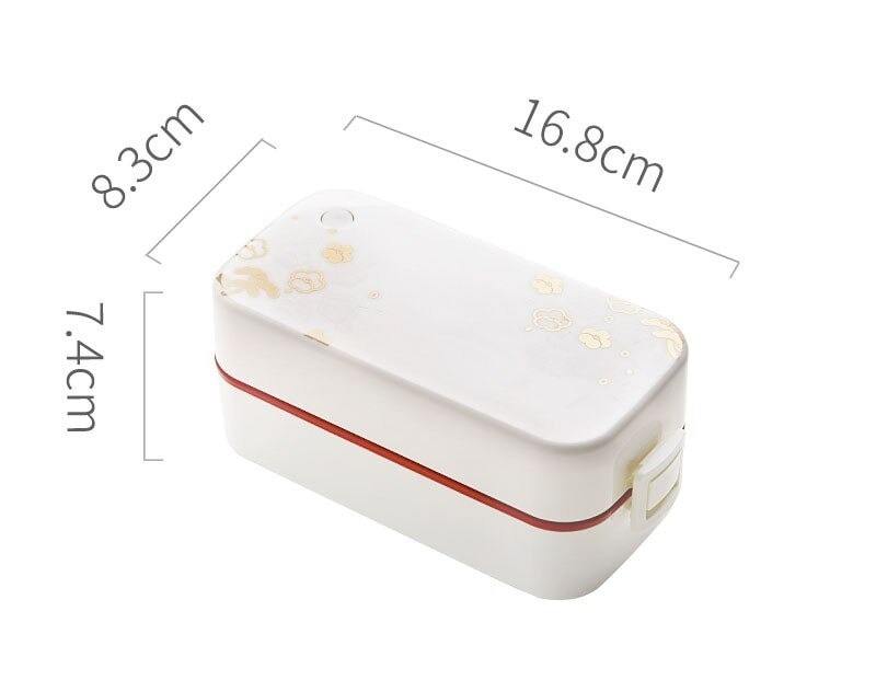 Japanese White Lunch Box
