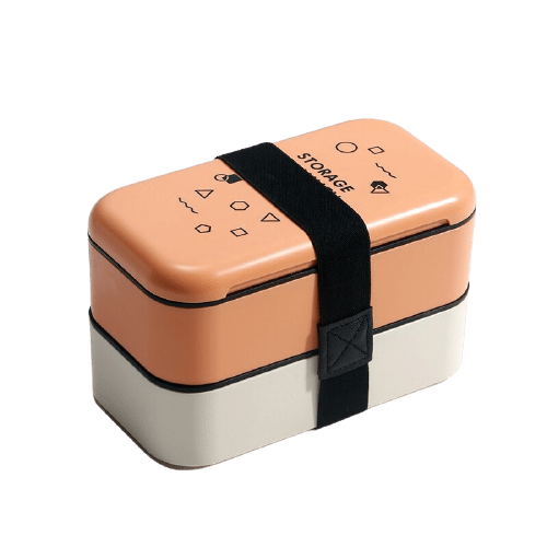 Lunch box isotherme orange blanche