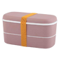 Lunch box isotherme rose avec 2 compartiments