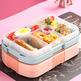 lunch-box-rose-cute-lapin-meals