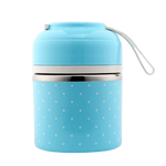 lunch box isotherme bleue un compartiment