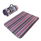 Purple Abstract Pattern Picnic Throw