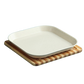 plate reusable pic nic beige