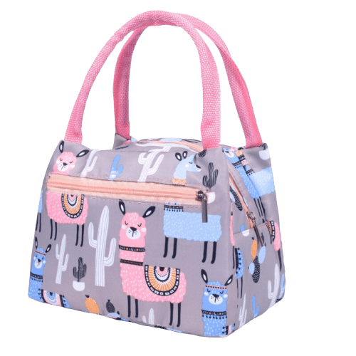 sac isotherme pour repas au design original alpaga