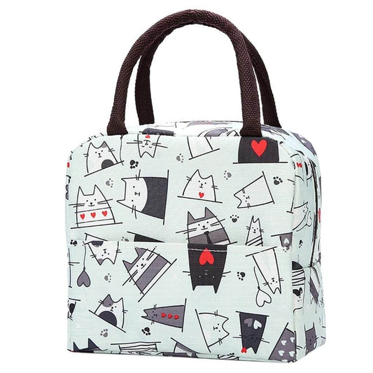 sac dejeuner isotherme chat kawaii