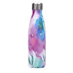 insulated Stainless Steel Water Bottle abstract flowers