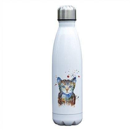 insulated stainless steel water bottle American Shorthair 17oz